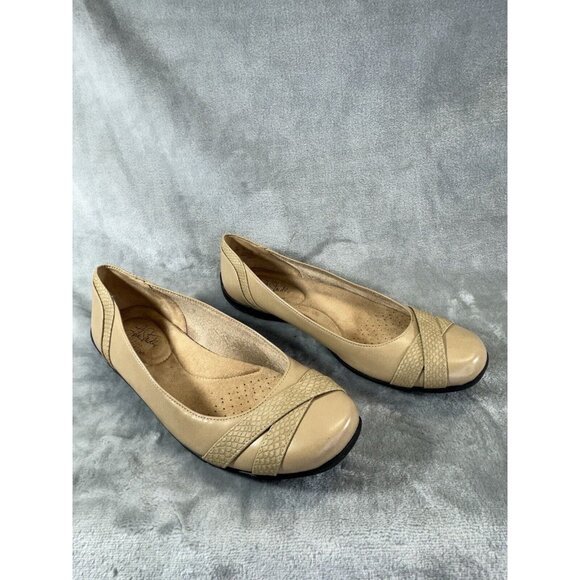 Life Stride womens shoes 9M beige soft system comfort slip on - Picture 14 of 16